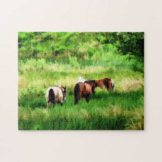 PUZZLE CHEVAUX (Horizontal)