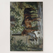 Puzzle Chevaux à la Porche (par Albrecht Adam) (Vertical)