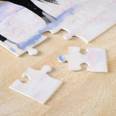 Puzzle Chevaux Appaloosa De Baie Brown En Neige (Côté)