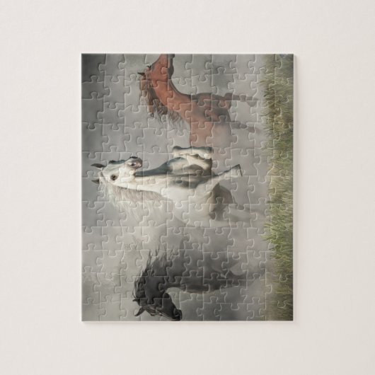 Puzzle Chevaux arabes (Vertical)