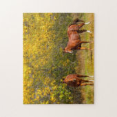 Puzzle Chevaux d'automne (Vertical)