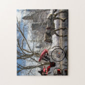 Puzzle Chevaux de chariot d'hiver dans le Central Park (Vertical)