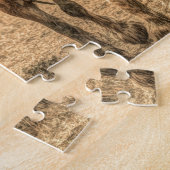 Puzzle Chevaux de ferme primitifs de l'Ouest (Côté)