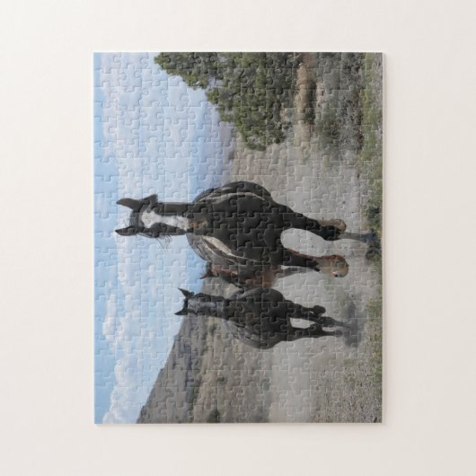 Puzzle Chevaux de Galloping Sauvage (Vertical)