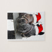 Puzzle Chevaux de Noël (Horizontal)