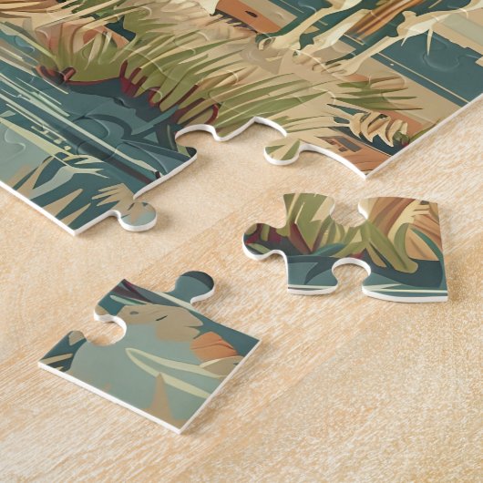 Puzzle Chevaux du New Jersey (Côté)