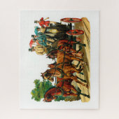 Puzzle Chevaux et chariot (Vertical)