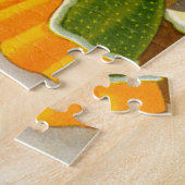 Puzzle Chevaux et chariot dans la neige (Côté)