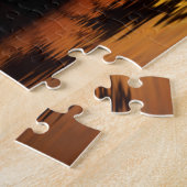 Puzzle Chevaux et coucher de soleil Courir avec l'eau (Côté)