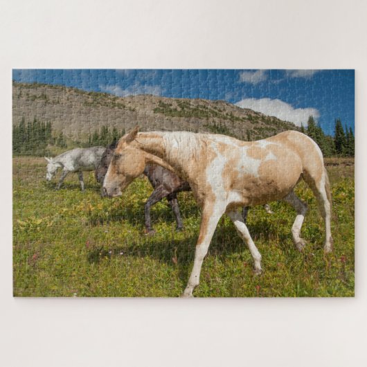 Puzzle Chevaux et mulets (Horizontal)