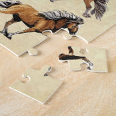 Puzzle Chevaux islandais joyeux (Côté)