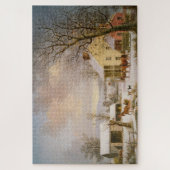 Puzzle Chevaux | L'hiver dans le pays | George Durrie (Vertical)