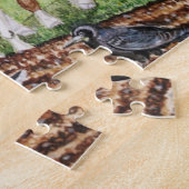 Puzzle Chevaux lourds qui poussent en mars (Côté)