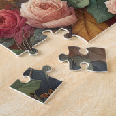 Puzzle Chevaux Roses Vintage (Côté)