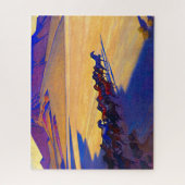 Puzzle Chevaux sauvages du Nevada par Maynard Dixon (Vertical)