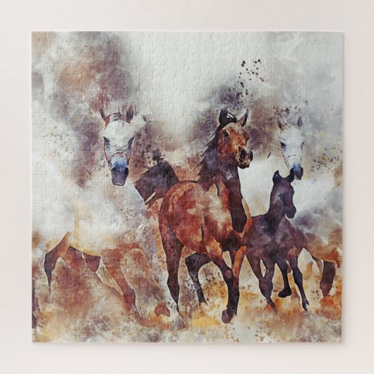 Puzzle Chevaux sauvages Ouest (Vertical)