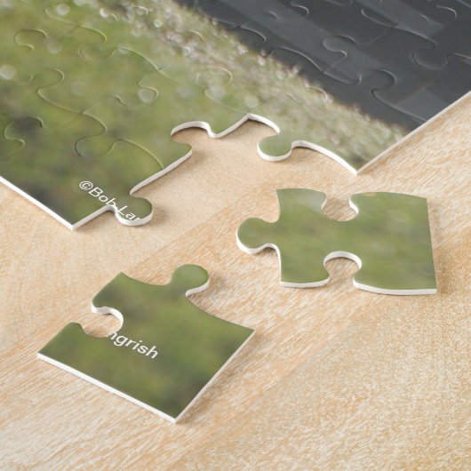 Puzzle Chevaux trois quarts debout dans la fosse (Côté)