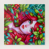 Puzzle Cheveux rouges éclatants (Horizontal)