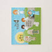 Puzzle Cheveux rouges, il est ressuscité Pâques (Vertical)