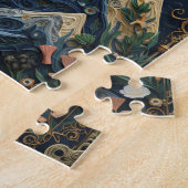 Puzzle Chèvre ambitieuse Capricorne - Quilling papier (Côté)