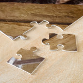 Puzzle chèvre aux yeux bleus (Côté)