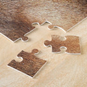 Puzzle Chèvre Black Animal Brown Photo (Côté)