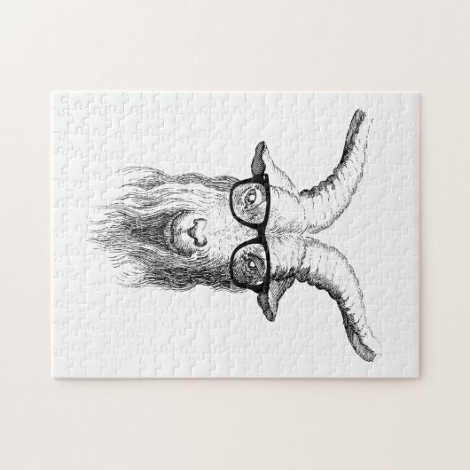 Puzzle Chèvre de hippie (Horizontal)