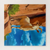 Puzzle Chèvre de montagne majestueuse (Horizontal)