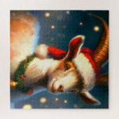 Puzzle Chèvre de Noël (2) (Horizontal)