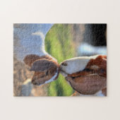 Puzzle Chèvre et bébé de mère (Horizontal)