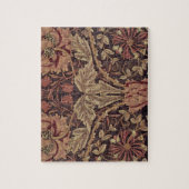 Puzzle Chèvrefeuille par William Morris, Art de fleurs de (Vertical)