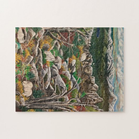 Puzzle Chèvres blanches du Mont Irlande (Horizontal)