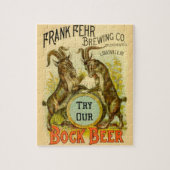 Puzzle Chèvres Bock Bière Publicité (Vertical)