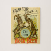 Puzzle Chèvres Bock Bière Publicité (Vertical)