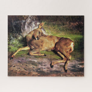 Puzzle Chevreuil dans la forêt (par Rosa Bonheur)