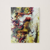 Puzzle Cheyenne, Indiens d'Amerique indigènes (Vertical)