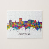 Puzzle Cheyenne Wyoming Skyline (Horizontal)