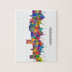 Puzzle Cheyenne Wyoming Skyline