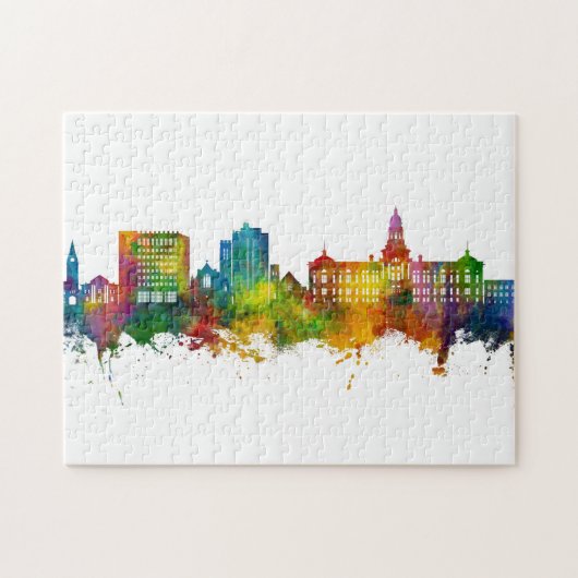 Puzzle Cheyenne Wyoming Skyline (Horizontal)