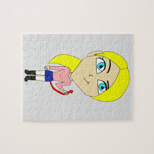 Puzzle chibi "bad" girl (Horizontal)