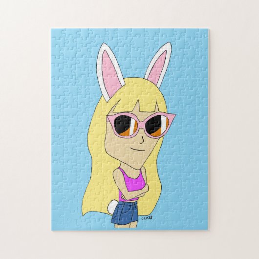 Puzzle chibi bunnygirl (Vertical)