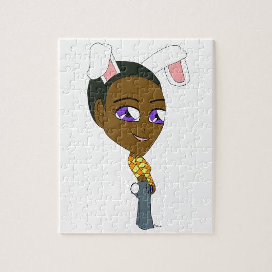 Puzzle chibi bunnygirl (Vertical)
