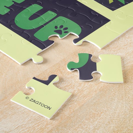 Puzzle Chibi Cat Noir n'abandonne jamais (Côté)