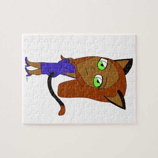 Puzzle chibi catgirl  (Horizontal)