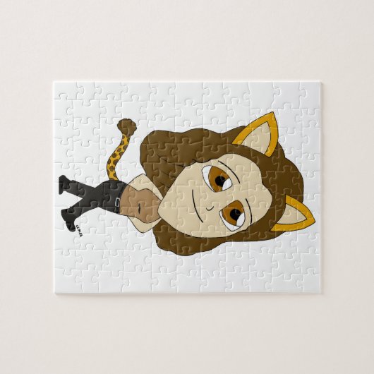 Puzzle chibi catgirl (Horizontal)