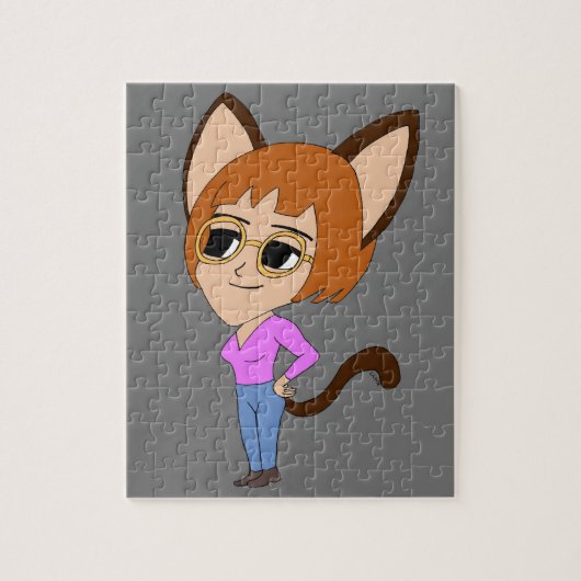 Puzzle chibi catgirl (Vertical)