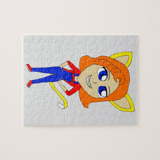 Puzzle chibi catgirl  (Horizontal)