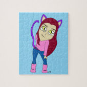 Puzzle chibi catgirl  (Vertical)
