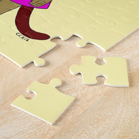 Puzzle chibi catgirl (Côté)