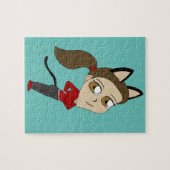 Puzzle chibi catgirl  (Horizontal)